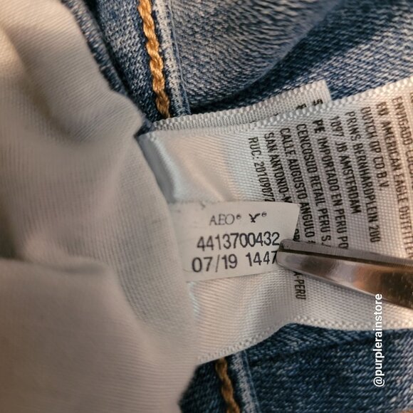 American Eagle Jeans Size 18 R Jegging Next Level Stretch Hi Rise Medium Wash - Picture 7 of 14